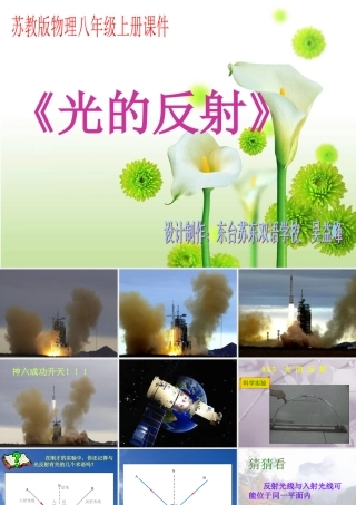 八年级物理上册光的反射课件