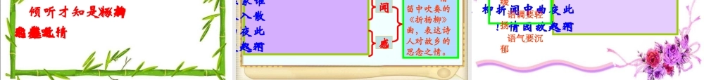 人教版七年级下《课外古诗词背诵》古诗词赏析课件（54页）