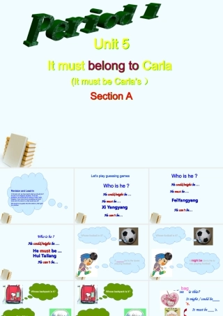 九年级英语上册 第五单元课件 人教新目标版 课件