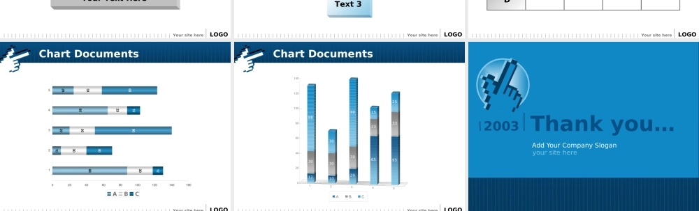 目标方向前进PPTTemplate