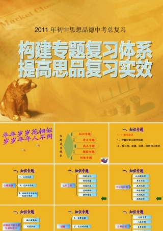 中考政治 复习方略课件