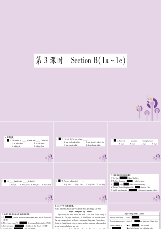 九年级英语全册 Unit 5 What are the shirts made of(第3课时)作业课件 (新版)人教新目标版 课件