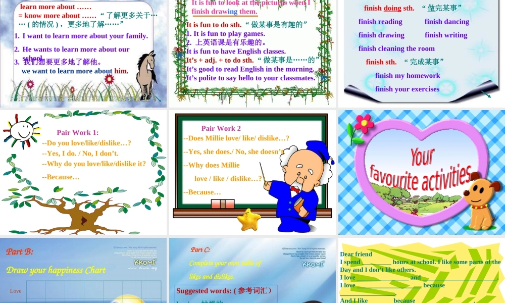 七年级英语上册 Unit 2 My day Main task课件 译林牛津版 课件