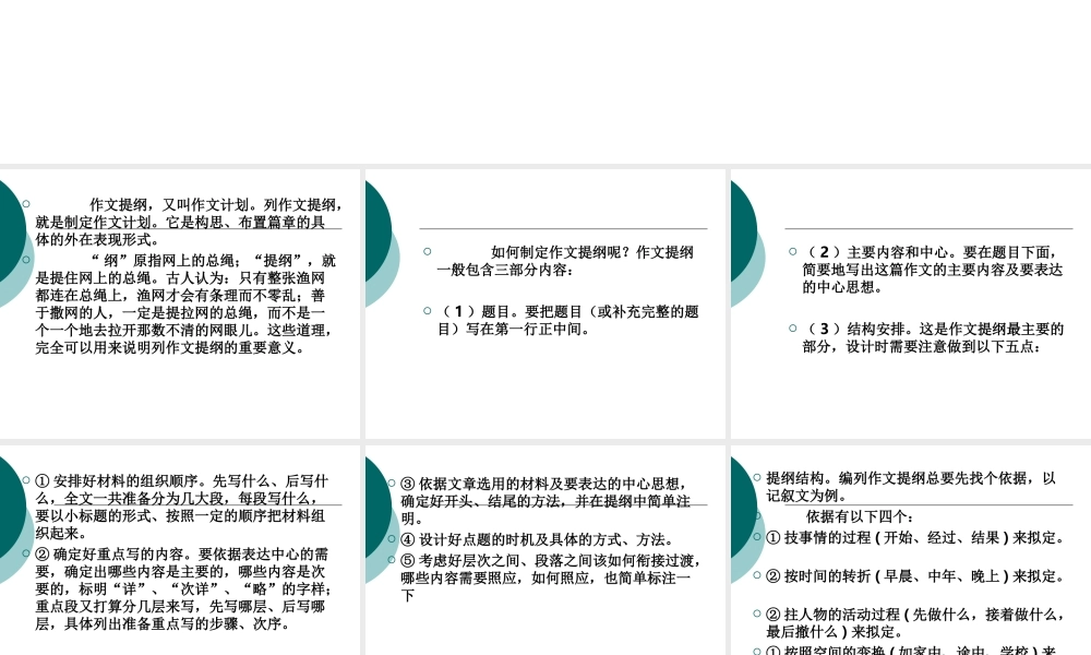 如何给作文列提纲