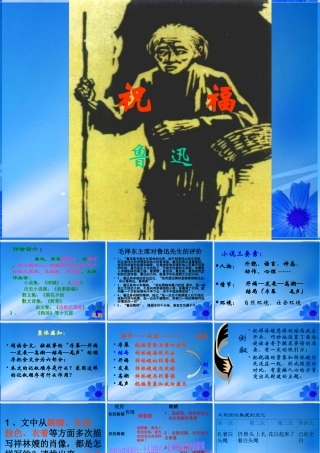 山东省菏泽一中高一语文(祝福)课件 新人教版 课件