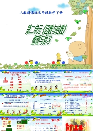 《因数与倍数》整理复习