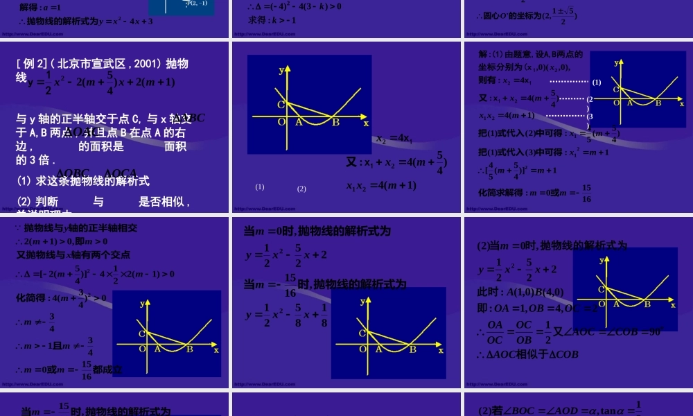 函数型综合问题二 北师大版 课件