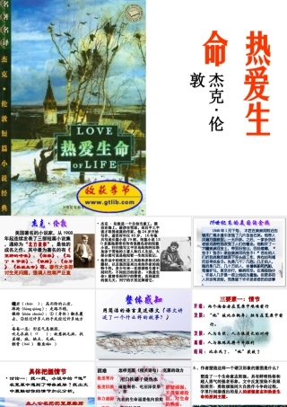 九年级语文上(热爱生命)课件6长春版 课件