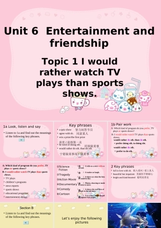 九年级英语下Unit6 Topic1课件仁爱版 课件