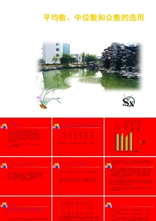 七年级数学平均数、中位数和众数的选用课件1 湘教版 课件