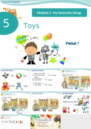 三年英语5Toys