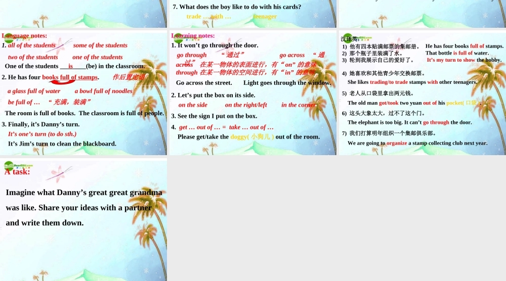 八年级英语上册 Unit 7 Enioy Your HobbyLesson 54课件 北师大版 课件