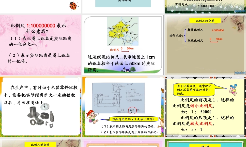 9.认识比例尺