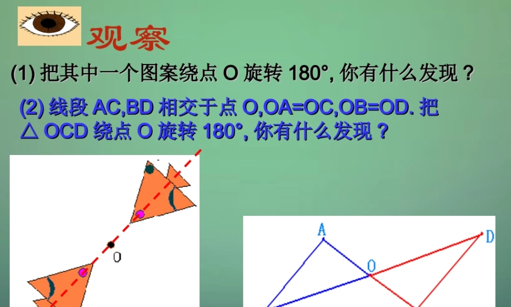 九年级数学上册 2321中心对称课件6 (新版)新人教版 课件
