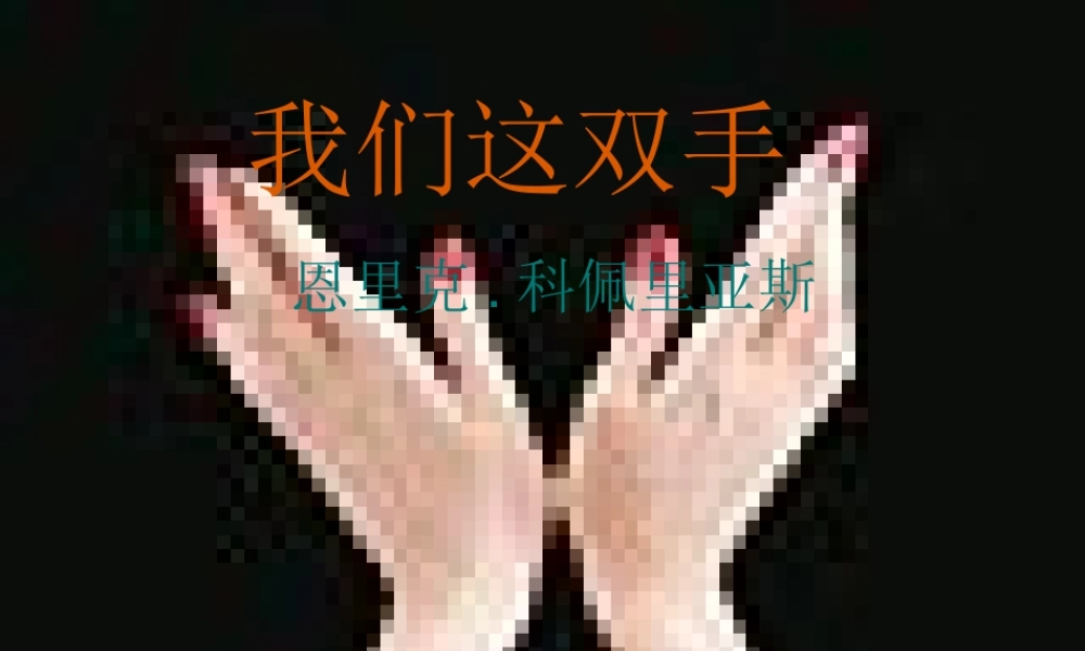 我们这双手课件