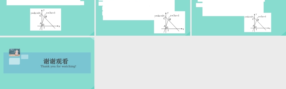 八年级数学上册 第四章 一次函数 微专题：坐标系中两直线的位置关系作业课件 (新版)北师大版 课件