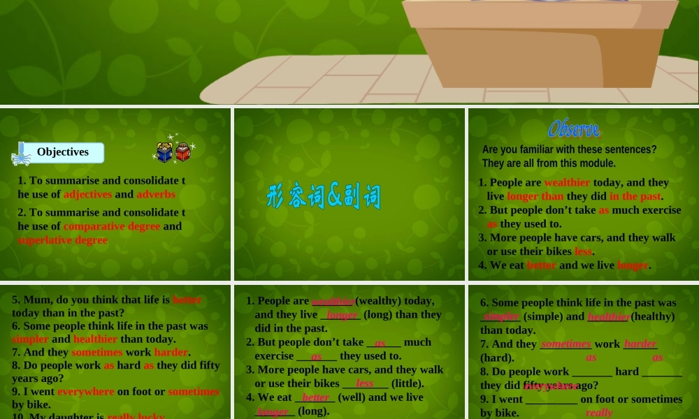 九年级英语下册(Module 3 Unit 3 Language in use)课件 (新版)外研版 课件