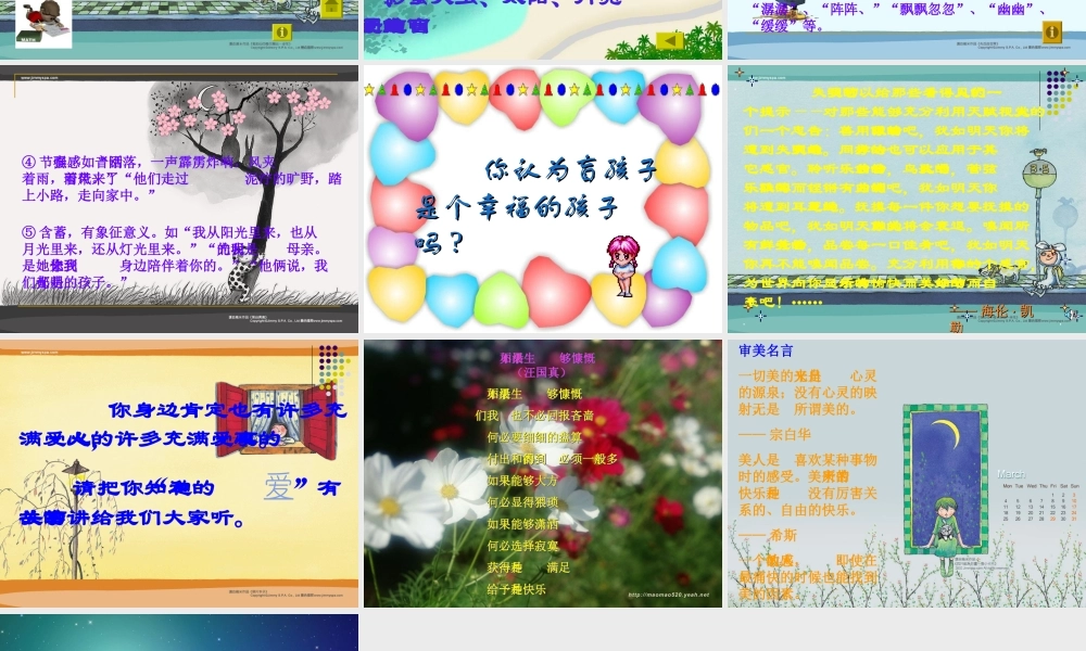 七年级语文上：第29课(盲孩子和他的影子)课件人教新课标版 课件