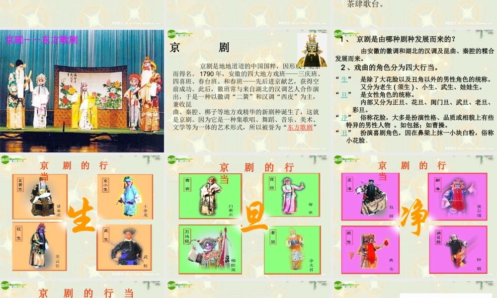 七年级语文下册(戏曲大舞台)课件 人教新课标版 课件