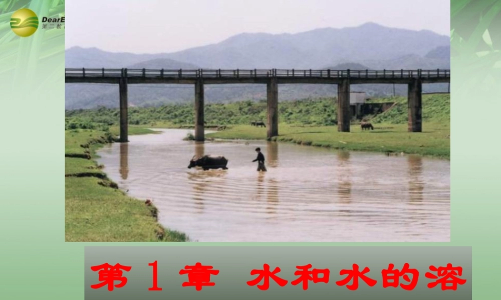 八年级科学上册(1.1 地球上的水)课件 浙教版 课件