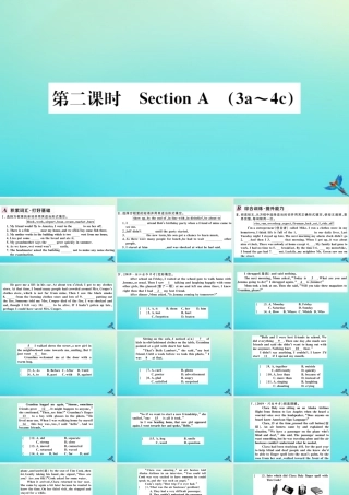 九年级英语全册 Unit 12 Life is full of the unexpected(第2课时)习题课件 (新版)人教新目标版 课件