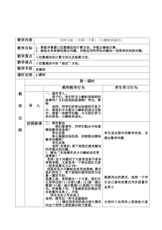 2014-2015学年第二学期第五单元小蝌蚪的成长教案