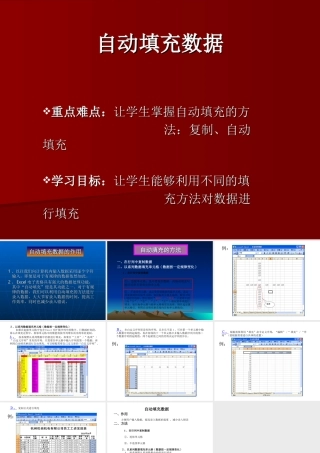自动填充数据