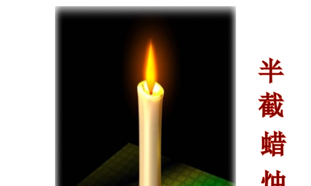 《半截蜡烛》课件11
