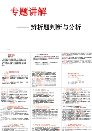 七年级思品上册辨析