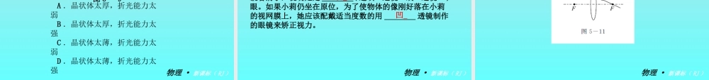 【复习全案人教通用】2013-2014学年八年级物理上册：第五章　透镜及其应用课件（29PPT，回眸教材析知识+典例精析+实战演习）