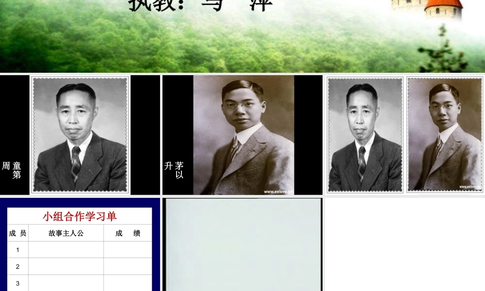 口语交际《从小立大志》课件