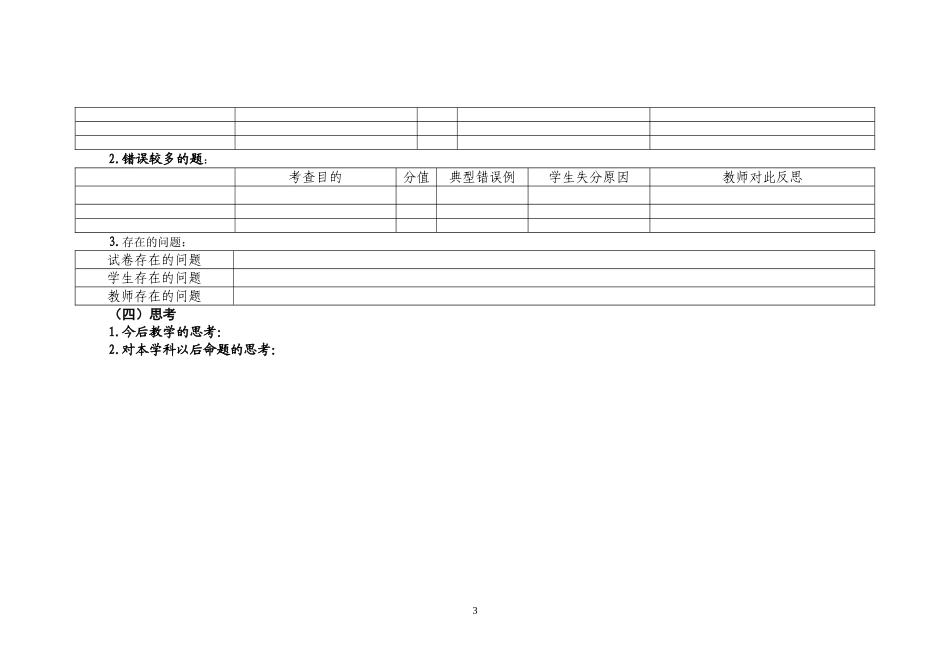 二年数学质量分析_第3页