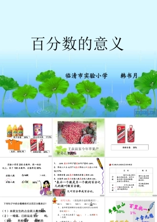 信息窗一(百分数的认识)