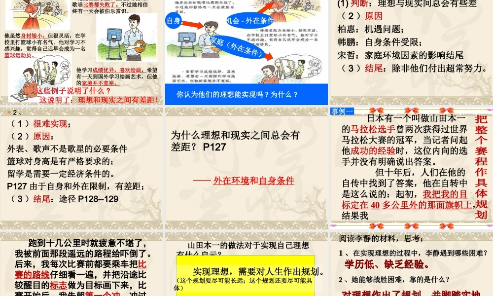 正确对待理想与现实 (2)