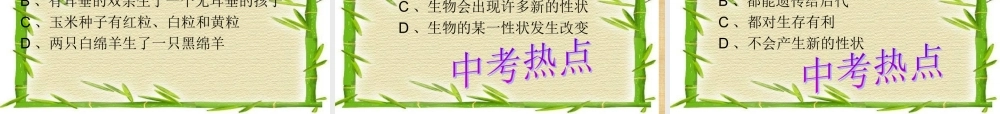 生物的遗传和变异 (2)