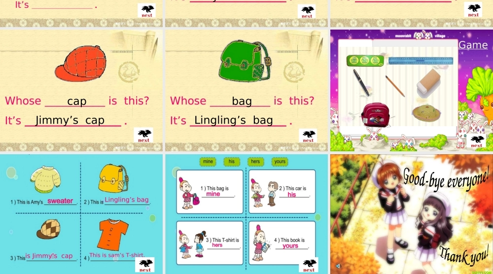 五年级英语this_bag_is_hers课件