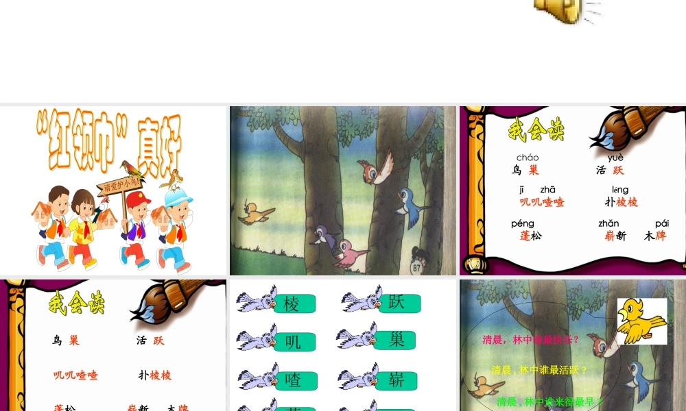 邵佳《红领巾真好》课件