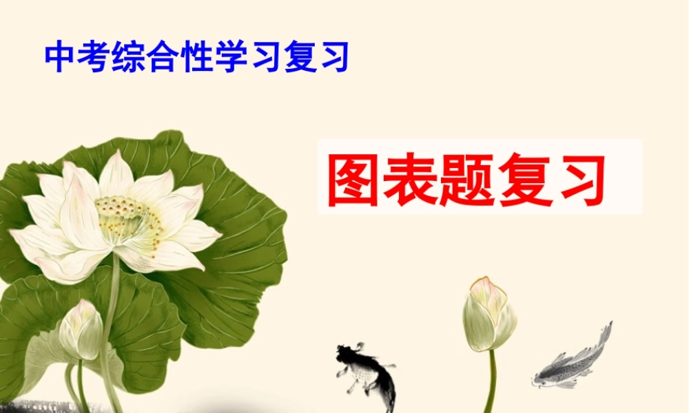 图表题复习说明稿