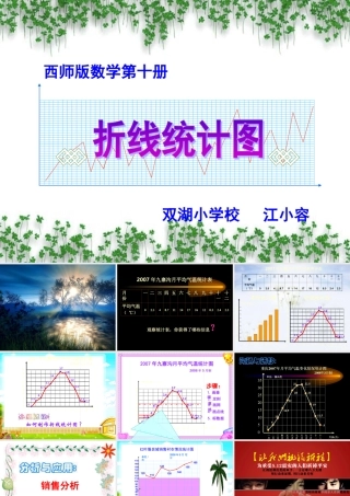 折线统计图课件-双湖小学江小容