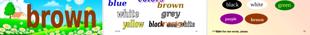 人教版Goforit预备篇Unit3whatcolorisit第一课时