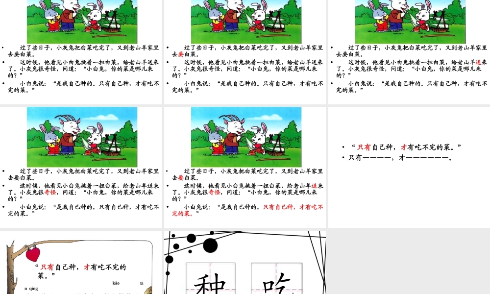 小白兔和小灰兔课件ppt课件