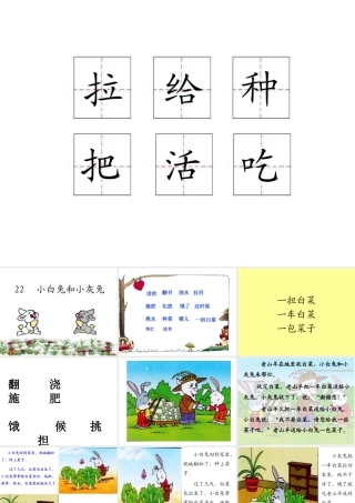 小白兔和小灰兔课件ppt课件
