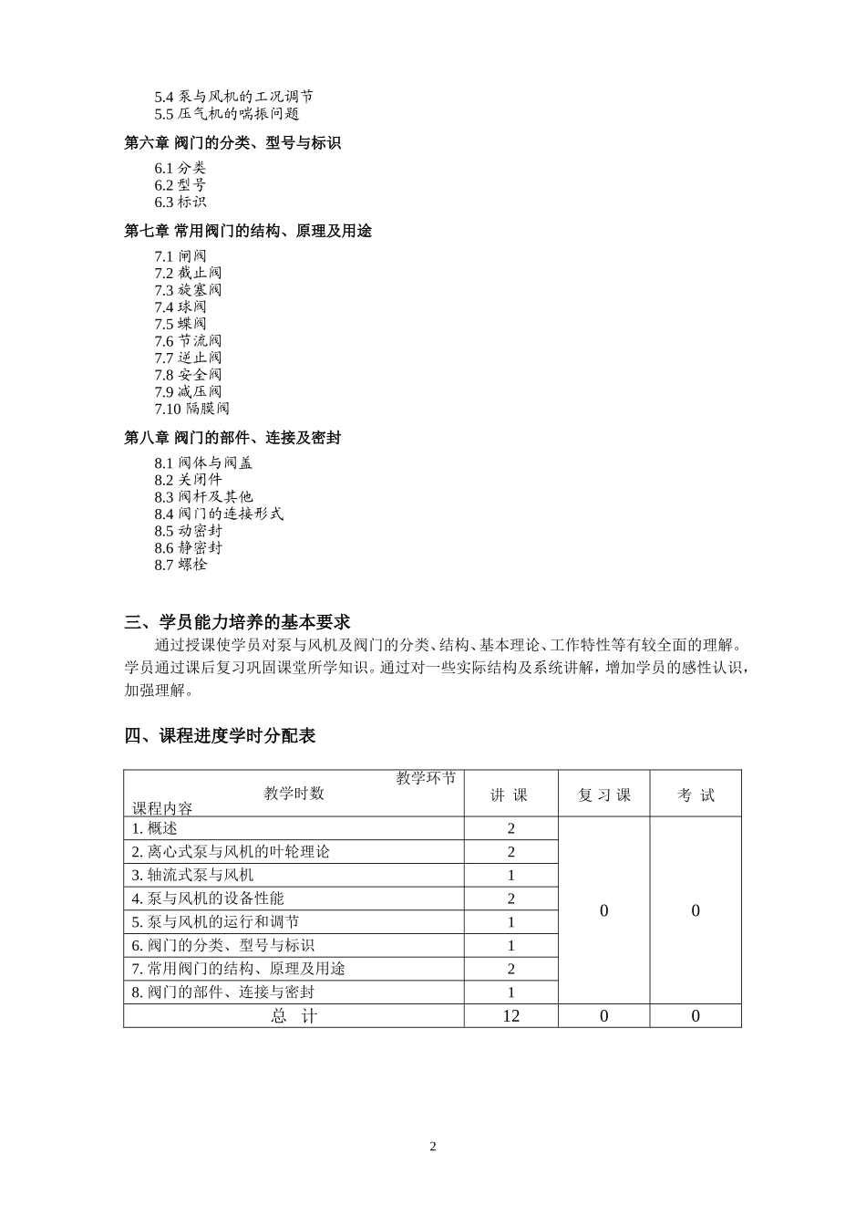 《火电厂辅机设备》教学大纲12_第2页