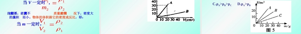 八年级物理_第六章_质量和密度的复习