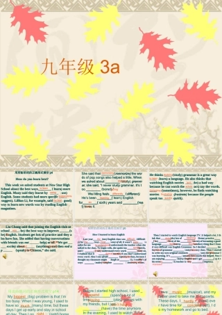 九年级3a课文课件()