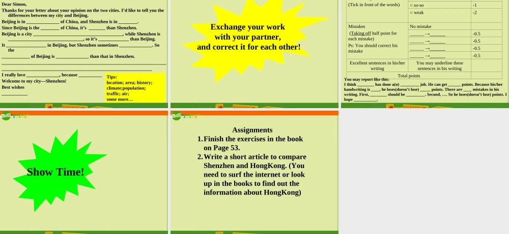 八年级英语上册 Chapter 4 Computer technology Writing课件 牛津深圳版 课件