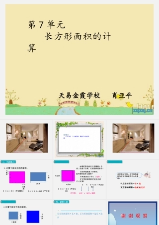 长方形的面积