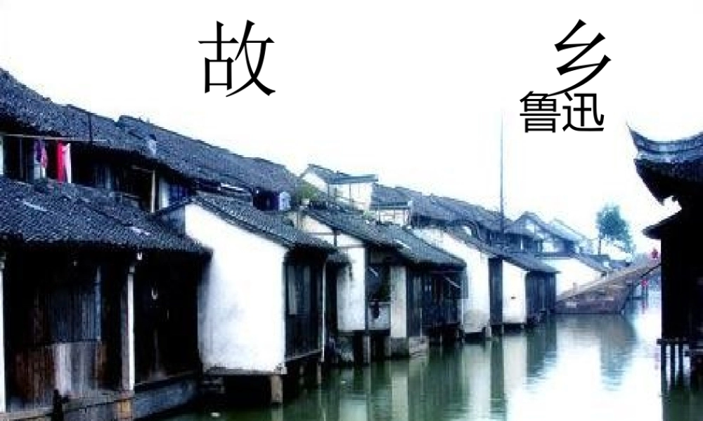 九年级语文下册 413 故乡课件2 语文版 课件