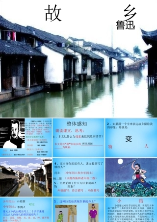 九年级语文下册 413 故乡课件2 语文版 课件