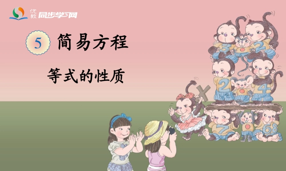 《等式的性质》教学课件